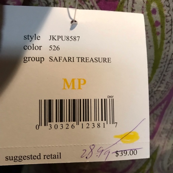 NWT JH Collectibles Blouse - Picture 6 of 6